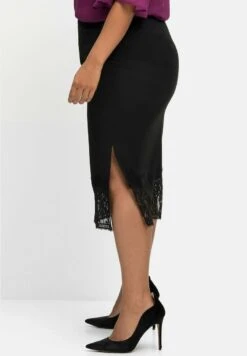 Sheego Bleistiftrock - Schwarz 12 Sheego Bleistiftrock - Schwarz -Sheego d2469bc71b8348eda06e5a7a50d7c0a2