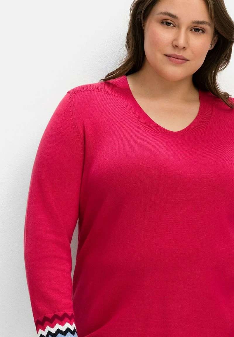 Sheego Strickpullover - Orchidee 6 Sheego Strickpullover - Orchidee – Bild 4