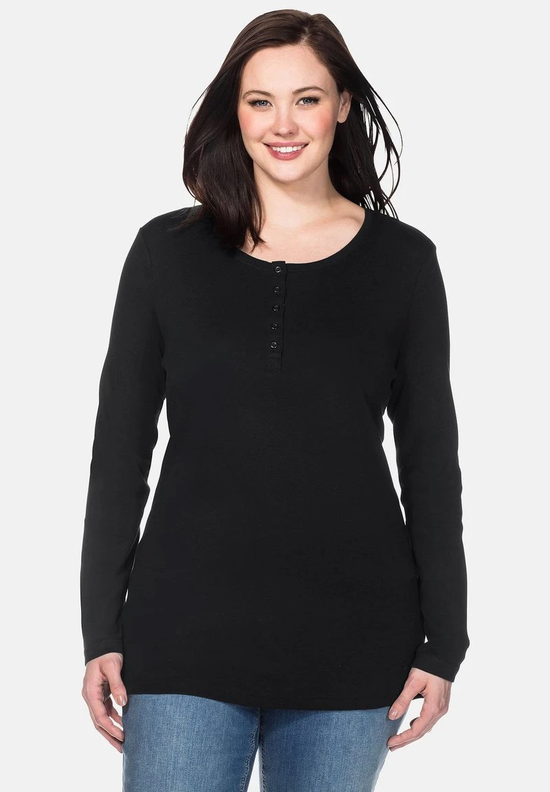 Sheego Langarmshirt - Black 3 Sheego Langarmshirt - Black