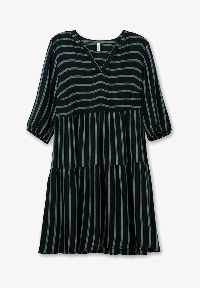 Sheego Freizeitkleid - Nachtblau Gestreift 7 Sheego Freizeitkleid - Nachtblau Gestreift – Bild 5