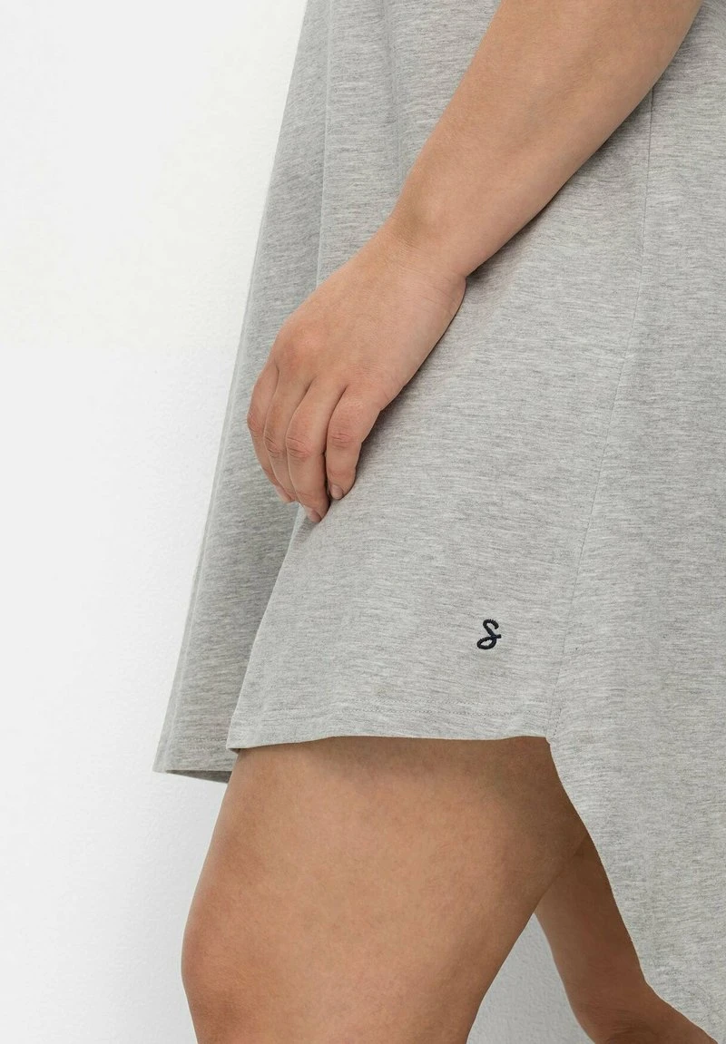 Sheego Nachthemd - Grau Meliert 5 Sheego Nachthemd - Grau Meliert – Bild 3