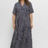 Sheego Maxikleid - Nachtblau Gestreift 2 Sheego Maxikleid - Nachtblau Gestreift -Sheego d536f6b30cf14c3b896e40a94707ae1c