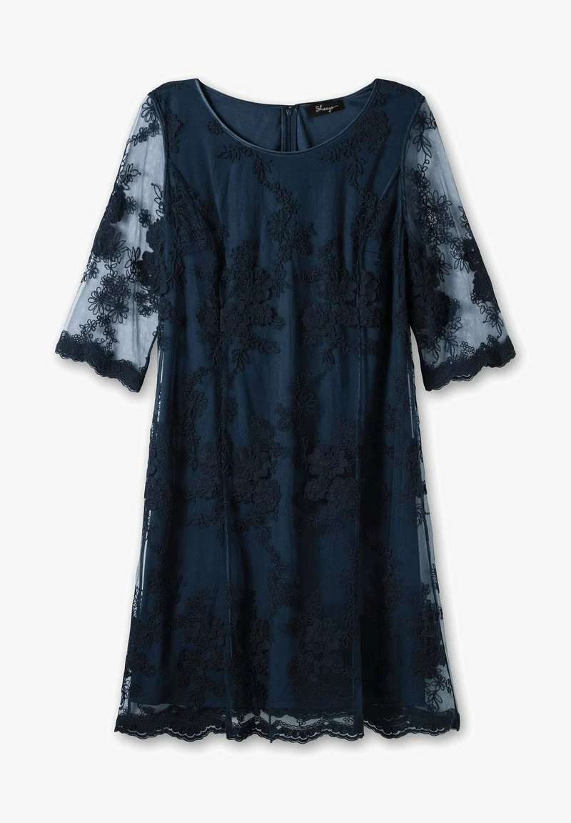 Sheego Cocktailkleid/festliches Kleid - Nachtblau 6 Sheego Cocktailkleid/festliches Kleid - Nachtblau – Bild 4