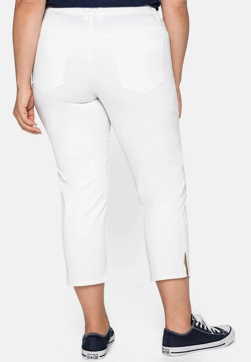 Sheego Jeans Slim Fit - Weiß 5 Sheego Jeans Slim Fit - Weiß – Bild 3