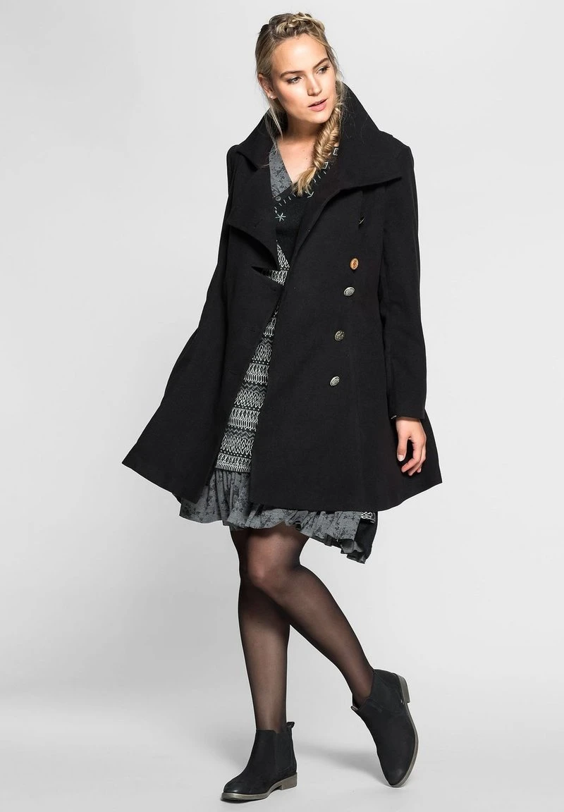 Sheego Kurzmantel - Schwarz 4 Sheego Kurzmantel - Schwarz – Bild 2