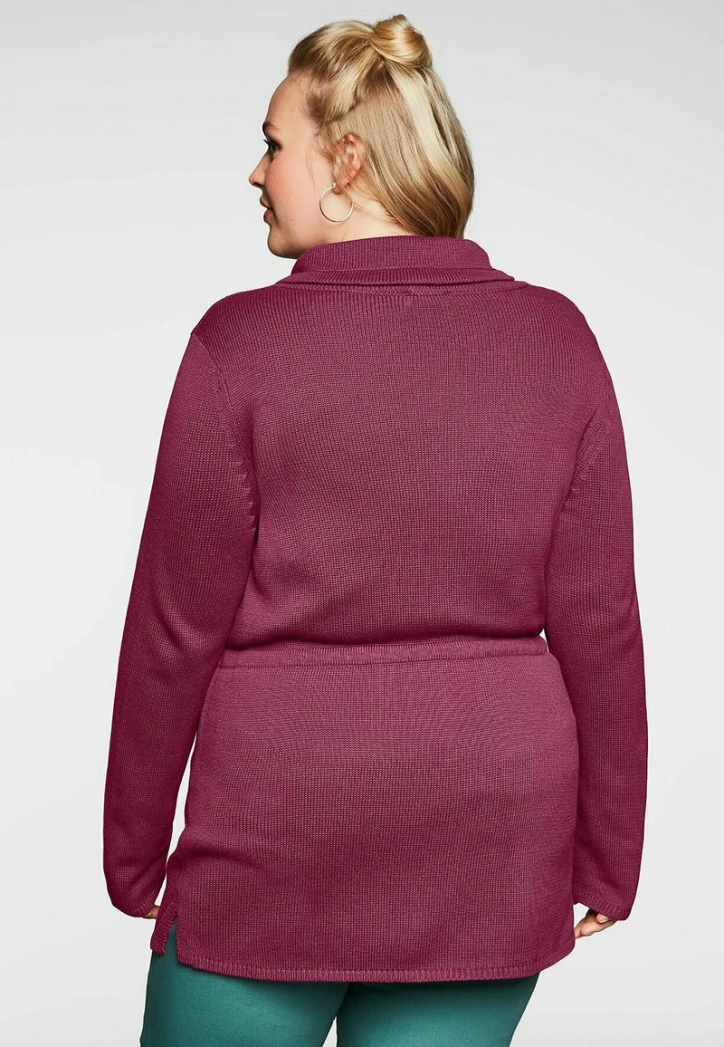 Sheego Strickjacke - Himbeere 5 Sheego Strickjacke - Himbeere – Bild 3