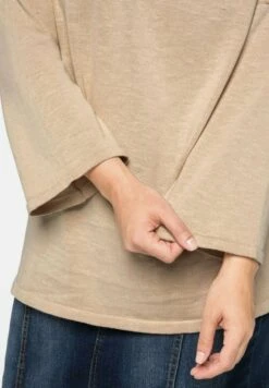 Sheego Strickpullover - Beigefarben 11 Sheego Strickpullover - Beigefarben -Sheego d7b7dea6e6154102b1a7b47c2312f5b7