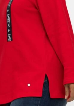 Sheego Kapuzenpullover - Mohnrot 11 Sheego Kapuzenpullover - Mohnrot -Sheego d83e26c93f2d4926b6a0dce847a3599d