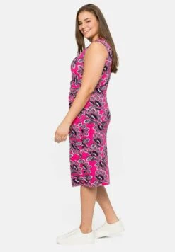 Sheego Jerseykleid - Pink Bedruckt 11 Sheego Jerseykleid - Pink Bedruckt -Sheego d88cff92f2e841d19a918a3ed7b529d9