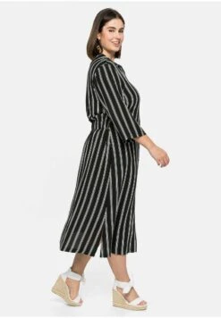 Sheego Blusenkleid - Schwarz Bedruckt -Sheego d9523b6b9a324f8989f97a26fddb25e5