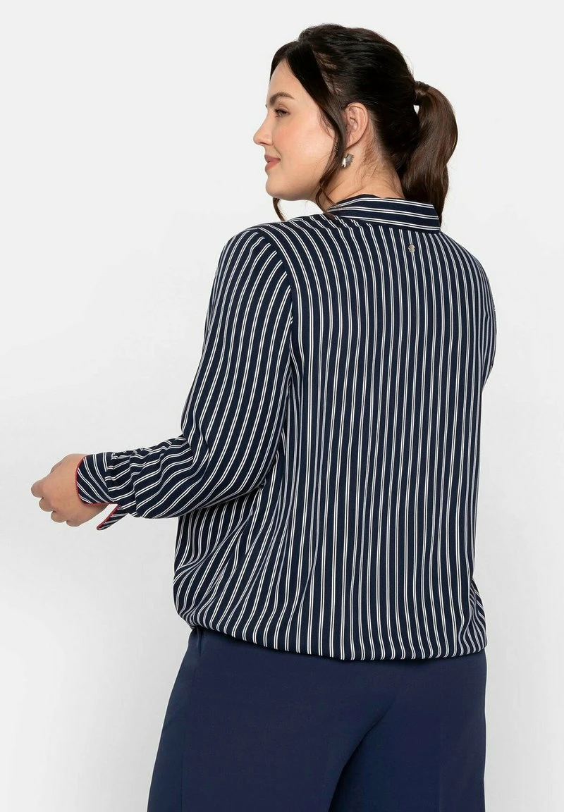 Sheego Bluse - Marine Gestreift 5 Sheego Bluse - Marine Gestreift – Bild 3