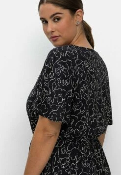 Sheego Freizeitkleid - Schwarz Gemustert 11 Sheego Freizeitkleid - Schwarz Gemustert -Sheego da577f4f6e014ade9e2fe1ca2b5b7df3