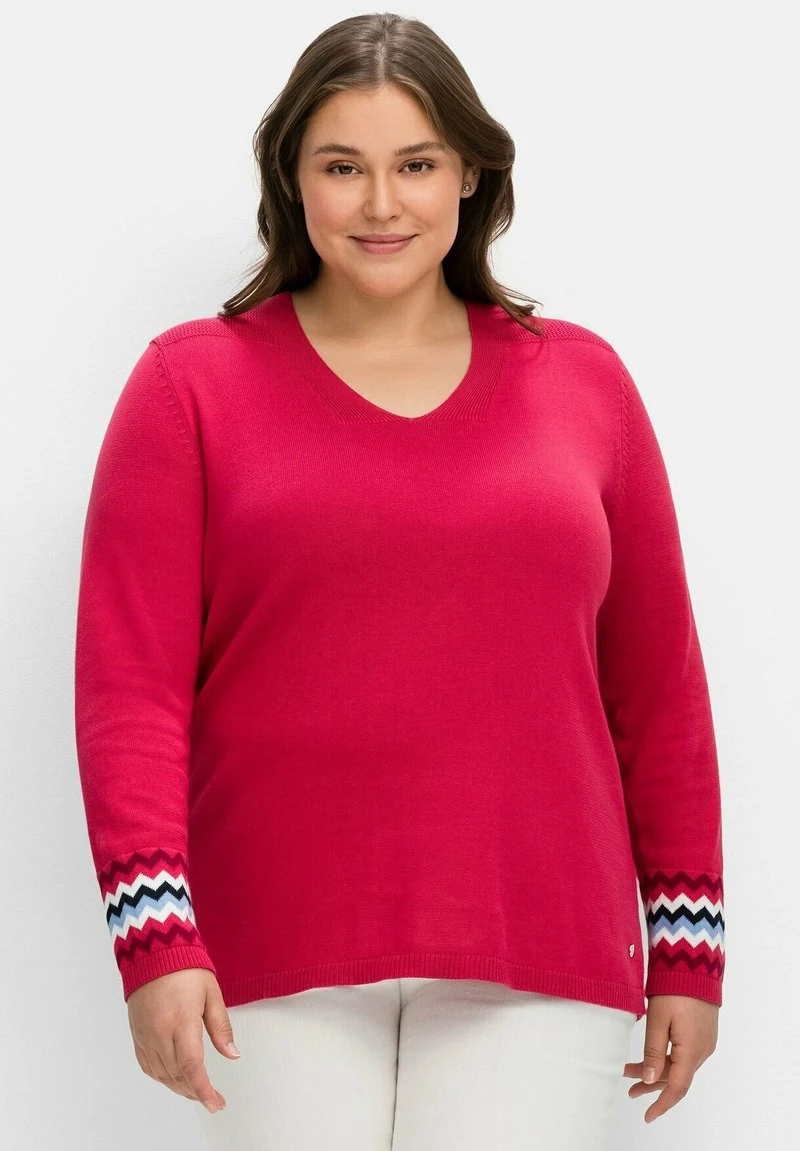 Sheego Strickpullover - Orchidee 8 Sheego Strickpullover - Orchidee – Bild 6