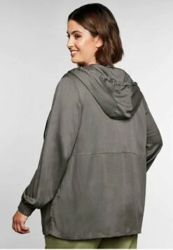 Sheego Kapuzenpullover - Rauchgrau -Sheego da9bfda5248a48d48ebf3d2d784b5278