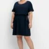Sheego Jerseykleid - Nachtblau