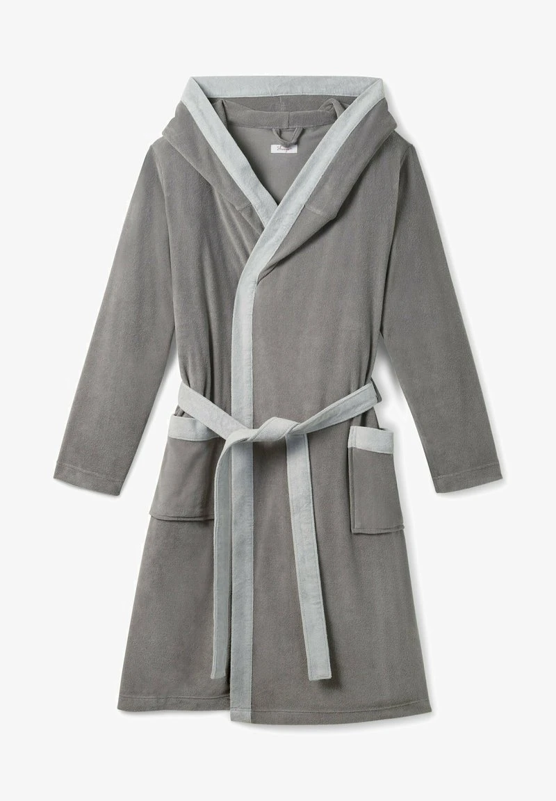 Sheego Bademantel - Grau 8 Sheego Bademantel - Grau – Bild 6