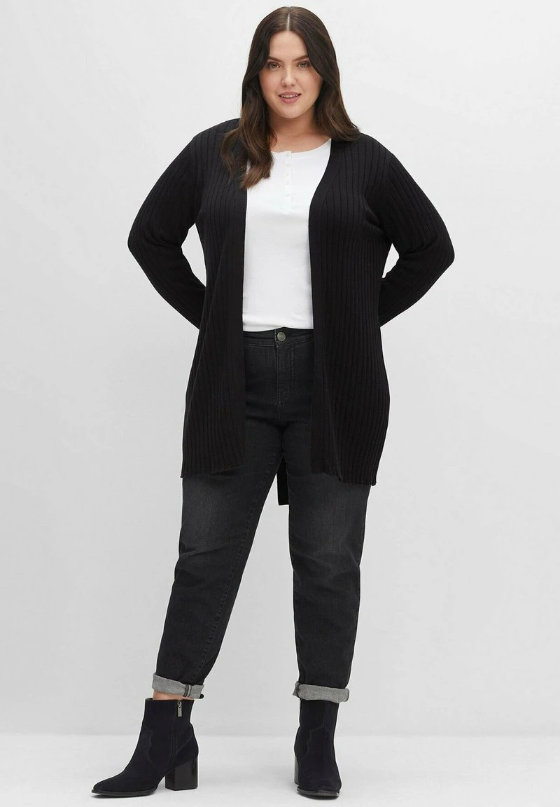 Sheego Strickjacke - Schwarz 4 Sheego Strickjacke - Schwarz – Bild 2