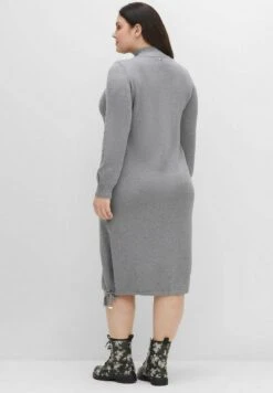 Sheego Strickkleid - Grau Meliert 10 Sheego Strickkleid - Grau Meliert -Sheego dcb49c5c9ac44052a64183bb2f77883e
