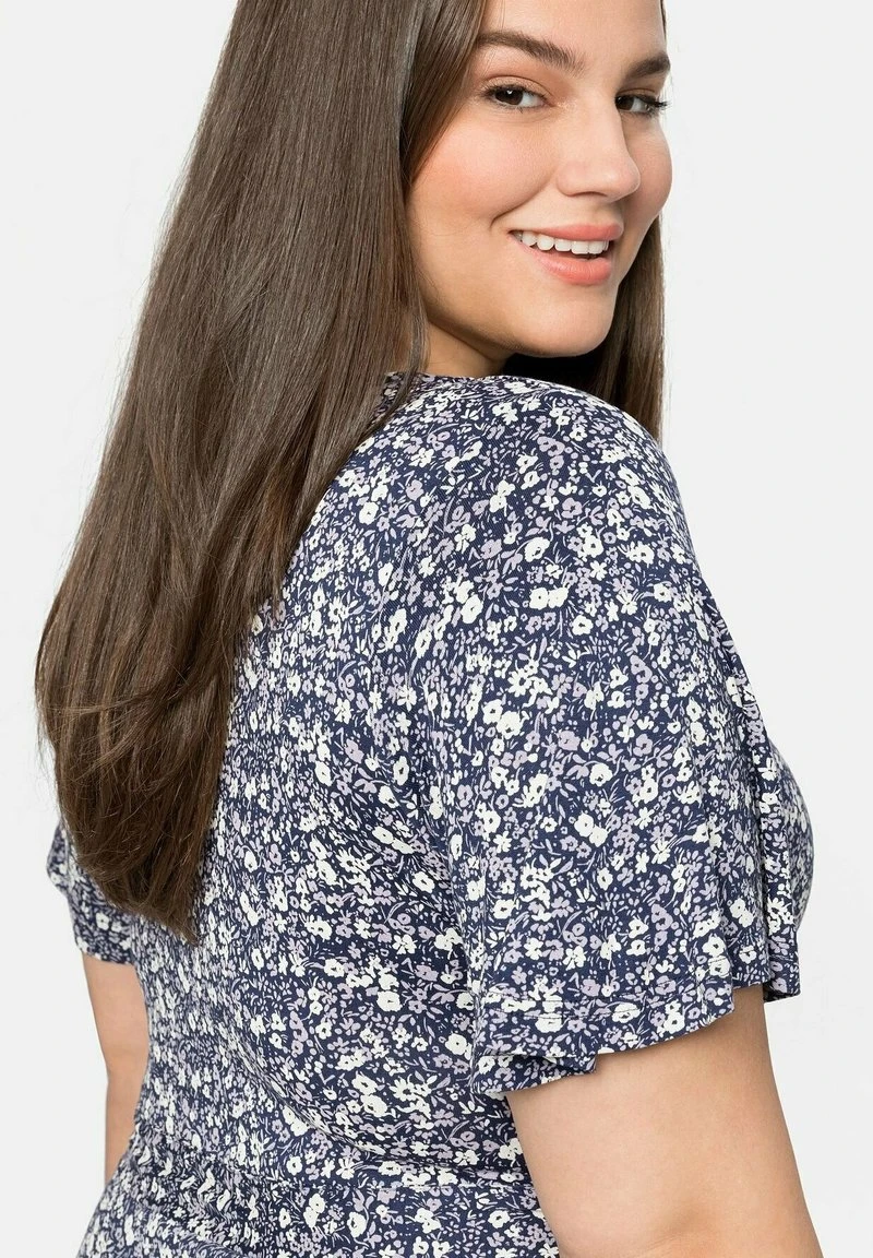 Sheego Jerseykleid - Nachtlila 5 Sheego Jerseykleid - Nachtlila – Bild 3