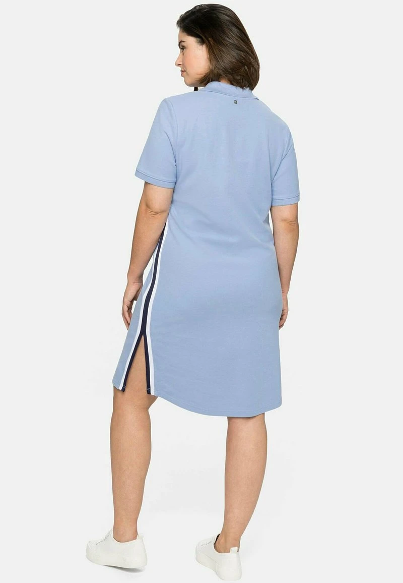 Sheego Blusenkleid - Mittelblau 4 Sheego Blusenkleid - Mittelblau – Bild 2