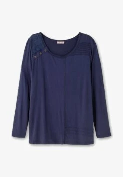 Sheego LANGARM - Langarmshirt - Dark Blue -Sheego de32a0c562664d0d8566a1fd1f71adee