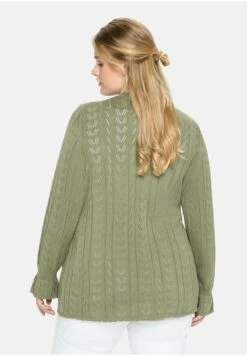Sheego Strickjacke - Hellkhaki 10 Sheego Strickjacke - Hellkhaki -Sheego df8df9eef103409983dbc68367be5c94