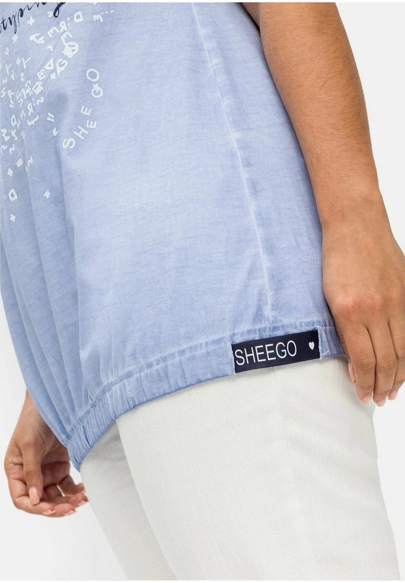 Sheego Top - Mittelblau 6 Sheego Top - Mittelblau – Bild 4