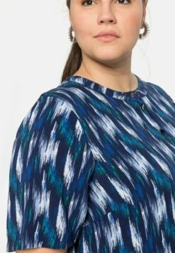 Sheego Blusenkleid - Marine Bedruckt 12 Sheego Blusenkleid - Marine Bedruckt -Sheego e001220a306147a19c28b0a29bd3d7fb