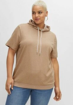 Sheego KAPUZENSHIRT - T-Shirt Print - Cappuccino Meliert 13 Sheego KAPUZENSHIRT - T-Shirt Print - Cappuccino Meliert -Sheego e027d842e1e5408aa821f3377080b04a 1