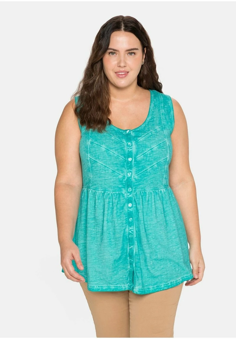 Sheego Bluse - Aqua 8 Sheego Bluse - Aqua – Bild 6