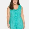 Sheego Bluse - Aqua -Sheego e070298e70c24f739507f0ee4a153163