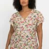 Sheego Bluse - Rosé Gemustert -Sheego e0b04e3f181348eba85942f9300c4b90