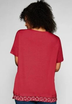 Sheego T-Shirt Print - Mohnrot 10 Sheego T-Shirt Print - Mohnrot -Sheego e18bbe80f8374807aaf7c79540284027