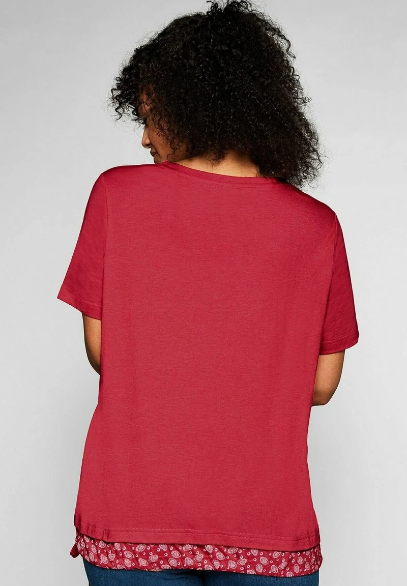 Sheego T-Shirt Print - Mohnrot 5 Sheego T-Shirt Print - Mohnrot – Bild 3