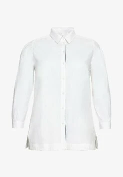 Sheego Hemdbluse - Weiß 12 Sheego Hemdbluse - Weiß -Sheego e23eb46912154943bd11304cc1741286