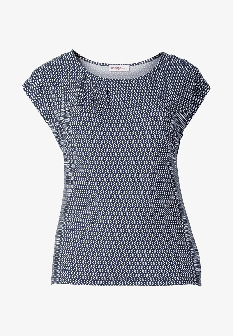 Sheego T-Shirt Print - Marine-weiß 7 Sheego T-Shirt Print - Marine-weiß – Bild 5
