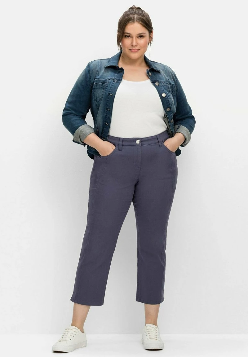 Sheego TWILL - Stoffhose - Indigo 4 Sheego TWILL - Stoffhose - Indigo – Bild 2