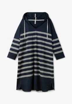 Sheego Jerseykleid - Nachtblau Weiß 12 Sheego Jerseykleid - Nachtblau Weiß -Sheego e3e78e56c63843eeb908f40f74529776