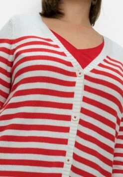 Sheego Strickjacke - Mohnrot/offwhite 11 Sheego Strickjacke - Mohnrot/offwhite -Sheego e4f310e1077140c7a7f6a9d02c370efe