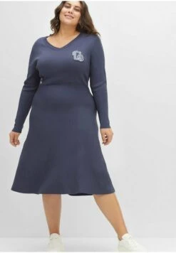 Sheego Strickkleid - Indigo 13 Sheego Strickkleid - Indigo -Sheego e5ba0a10f3b94bde879794fa192253cd 1