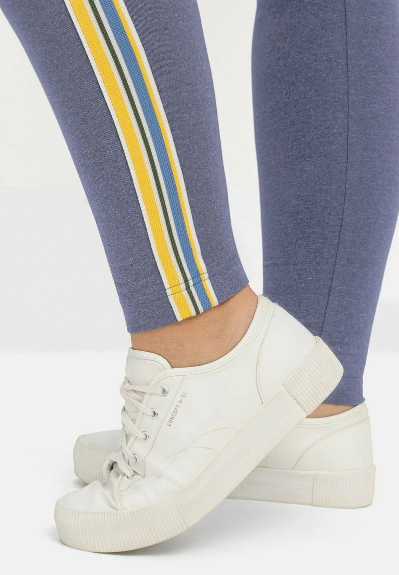 Sheego Leggings - Hosen - Blau Meliert 5 Sheego Leggings - Hosen - Blau Meliert – Bild 3