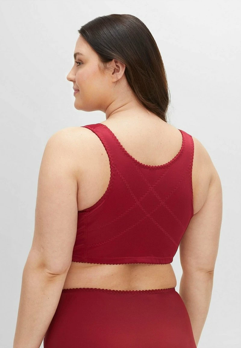 Sheego Bustier - Burgund 4 Sheego Bustier - Burgund – Bild 2