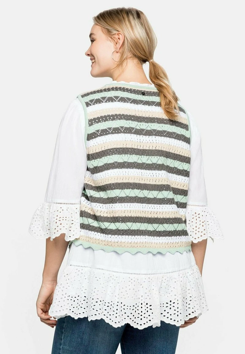 Sheego Strickjacke - Mehrfarbig 4 Sheego Strickjacke - Mehrfarbig – Bild 2