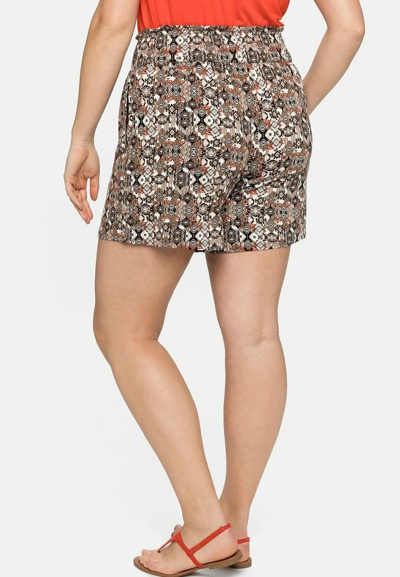 Sheego Shorts - Rostrot Gemustert 5 Sheego Shorts - Rostrot Gemustert – Bild 3