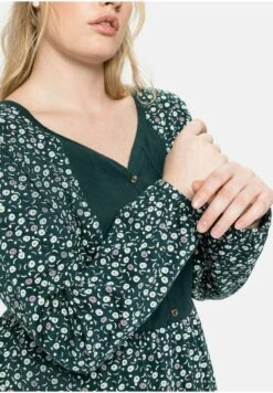 Sheego Freizeitkleid - Tiefgrün Bedruckt 12 Sheego Freizeitkleid - Tiefgrün Bedruckt -Sheego e9128f614f6e4ff7ae219e5031592046