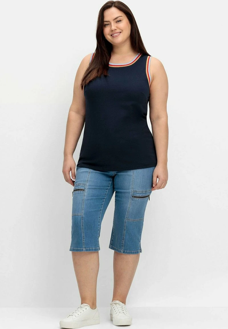 Sheego Top - Nachtblau 4 Sheego Top - Nachtblau – Bild 2