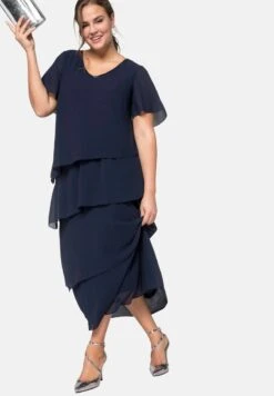 Sheego Cocktailkleid/festliches Kleid - Dark Blue 9 Sheego Cocktailkleid/festliches Kleid - Dark Blue -Sheego e9ad13087634443eae9b716a18013fd4