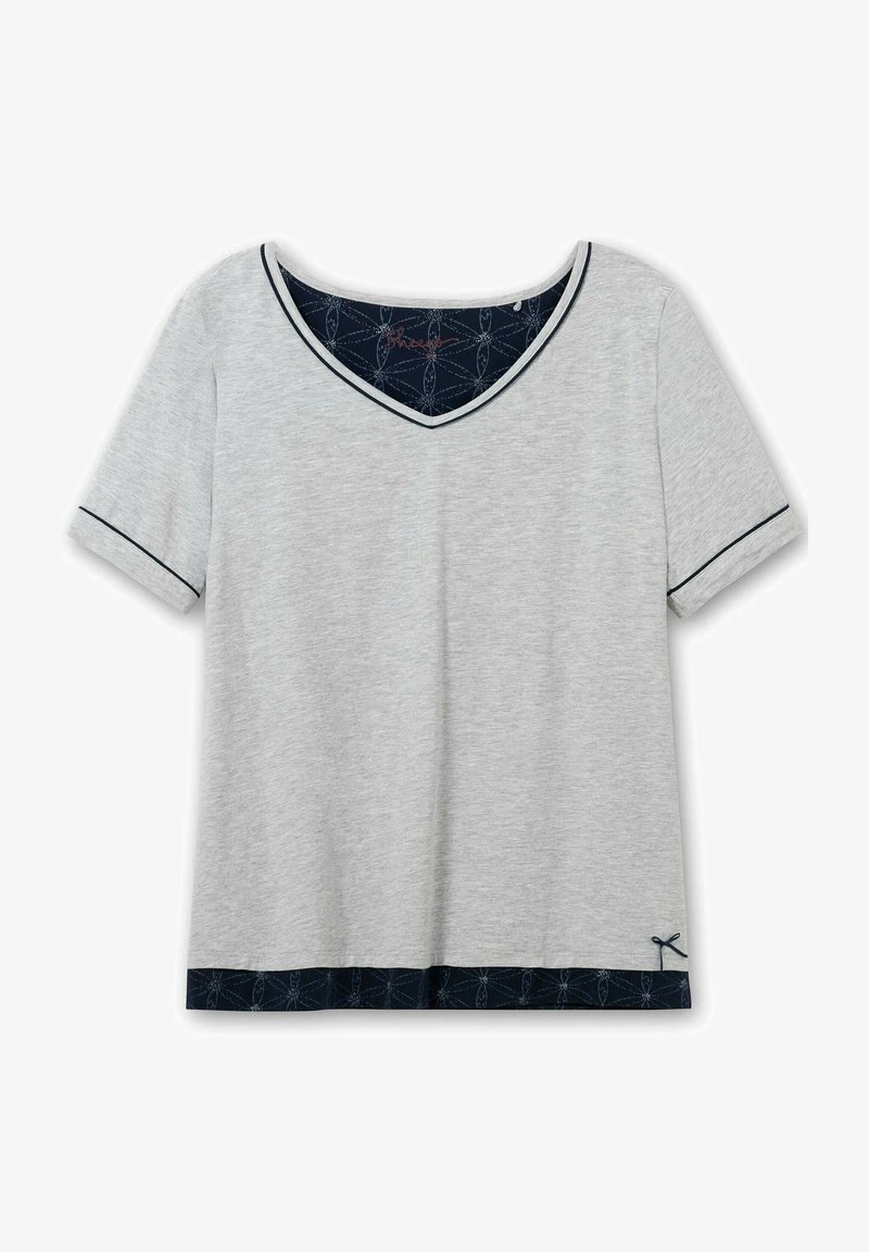 Sheego Nachtwäsche Shirt - Grau Meliert 7 Sheego Nachtwäsche Shirt - Grau Meliert – Bild 5