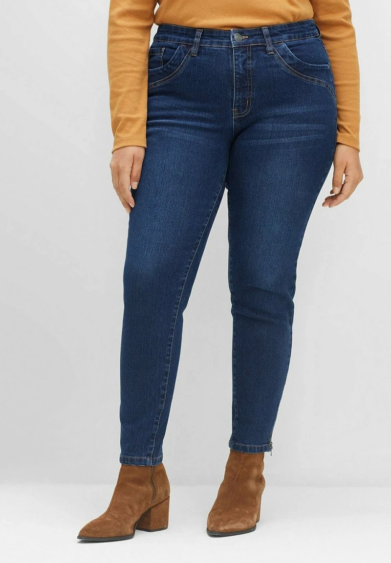 Sheego Jeans Slim Fit - Dark Blue Denim 3 Sheego Jeans Slim Fit - Dark Blue Denim