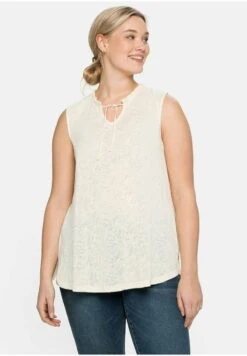 Sheego Top - Off White -Sheego ea0833647bd44b68a79bcbeca79d8344 1